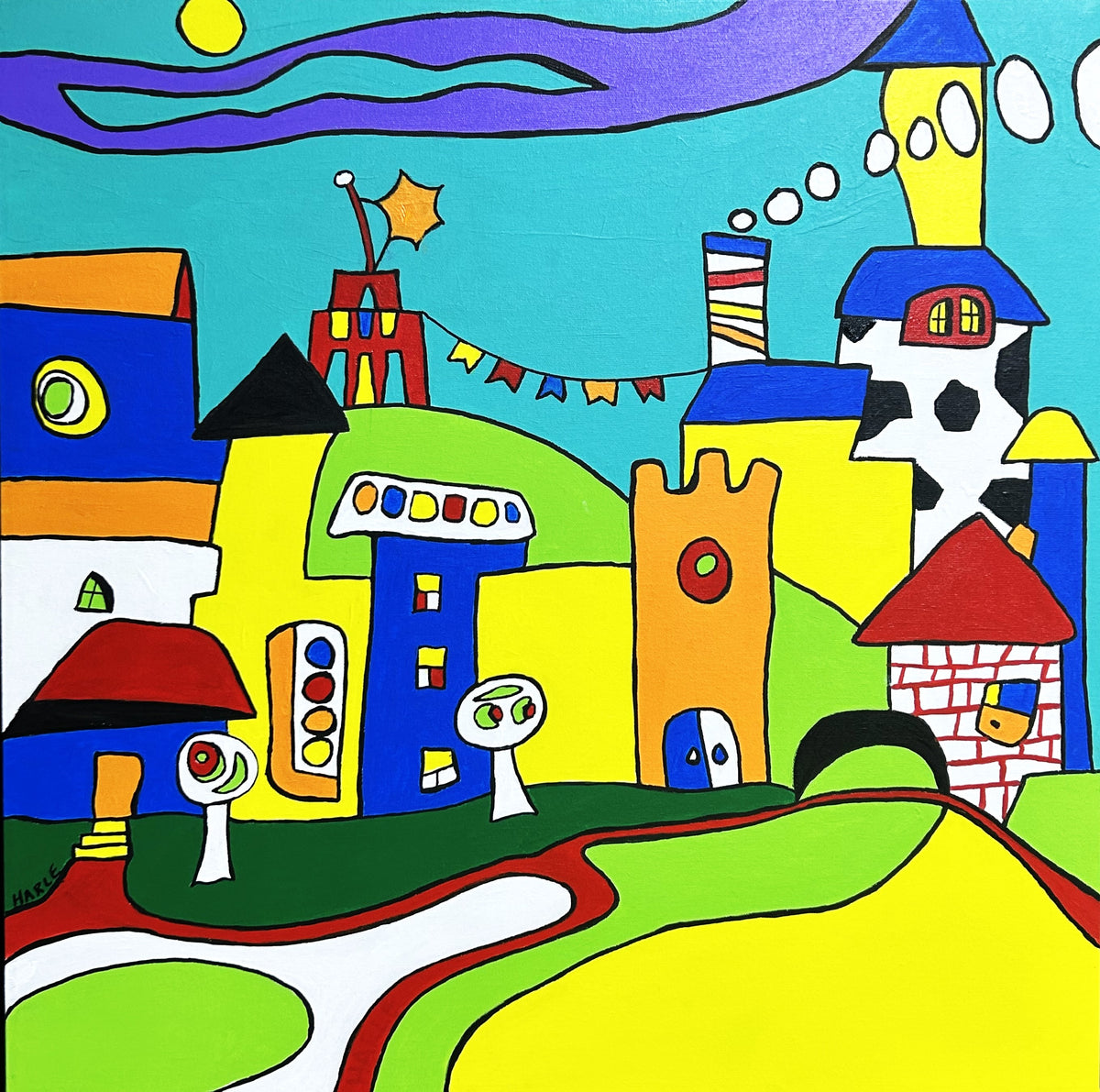 Cityscape #5 Lower Red Street – Tom Harle ART