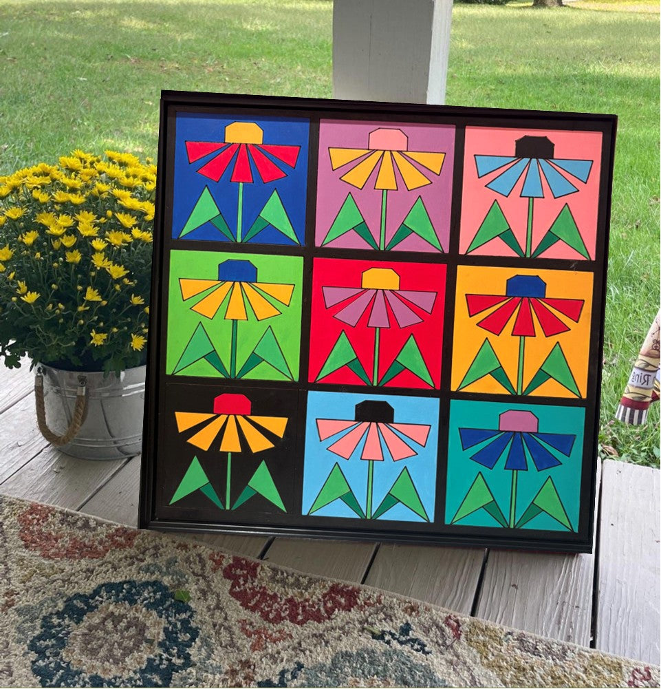 Nine Black Eyed Susans